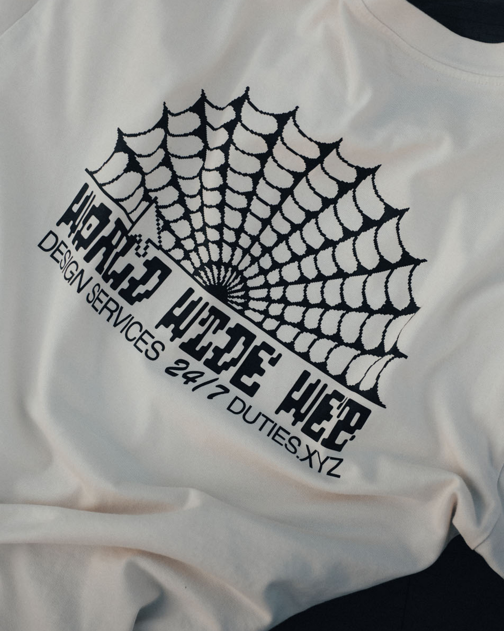 World Wide Web Tee (Ecru)